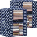 Storage Bags 100L 4Pack Clothes Organization and Storage Containers by WiseLife