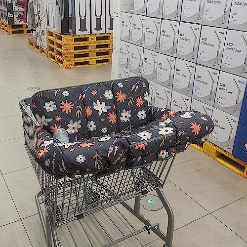 Shopping Cart Cover for Baby/Toddler, Cozy High Chair Cover & Grocery cart - Image 2