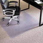 ES Robbins Extra High Pile Carpet ChairMat, Square 72"x72" Straight Edge by ESRobbins