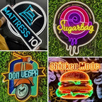 CIONAOR Custom Neon Sign, Personalized Business LED Logo Customizable, Light Up - Image 5