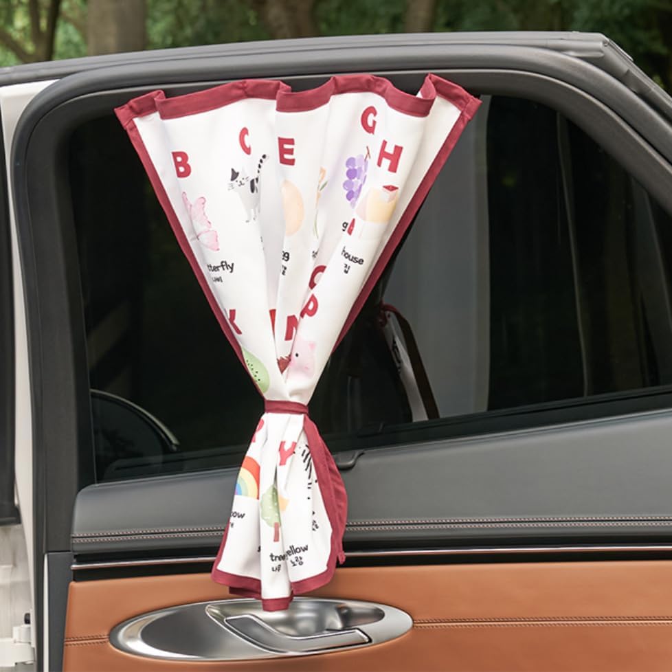 Magnetic Car Sun Shade Curtain for Side Window – Sun Blocker and UV Protector - Image 4
