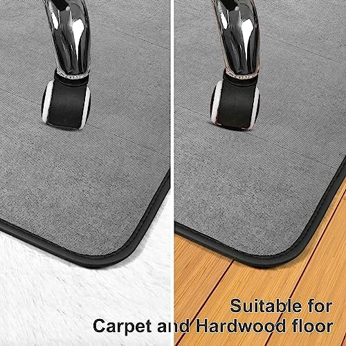 Placoot Corduroy Heavy Duty Office Chair Mat - Image 4