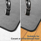 Placoot Corduroy Heavy Duty Office Chair Mat - Image 4