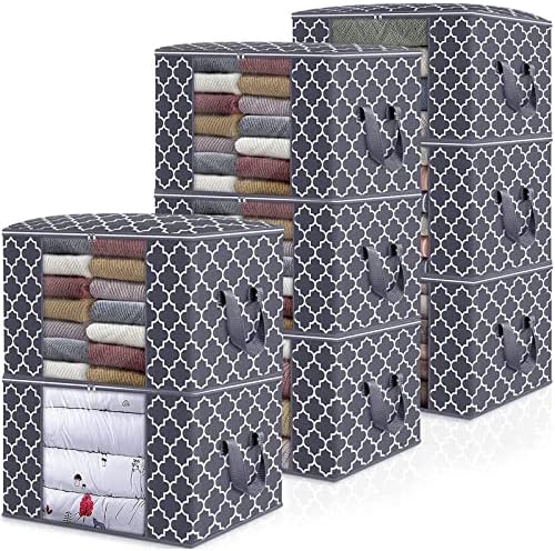 Storage Bags 100L 8 Pack Clothes Organization and Storage Containers by WiseLife