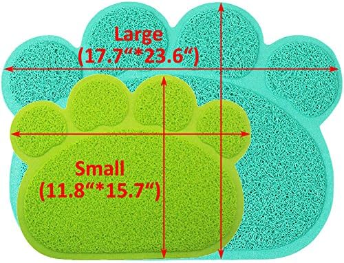 PVC Pet Dog Cat Puppy Kitten Dish Bowl Food Water Feeding Placemat, Non-Slip - Image 3