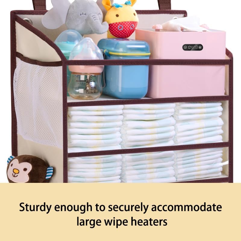 WishJazz XL Hanging Diaper Caddy Organizer - Image 3