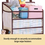 WishJazz XL Hanging Diaper Caddy Organizer - Image 3