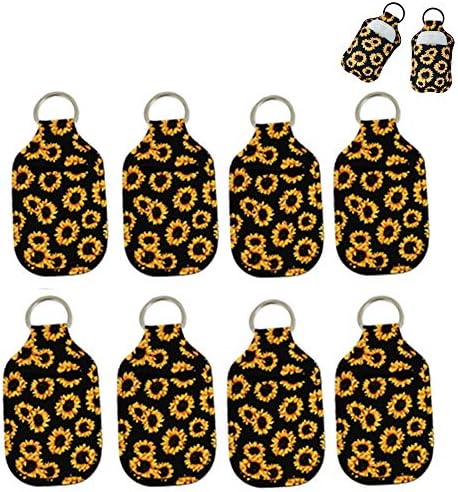 4 Piece Bottle Holder Keyring Neoprene Keychain - Image 2