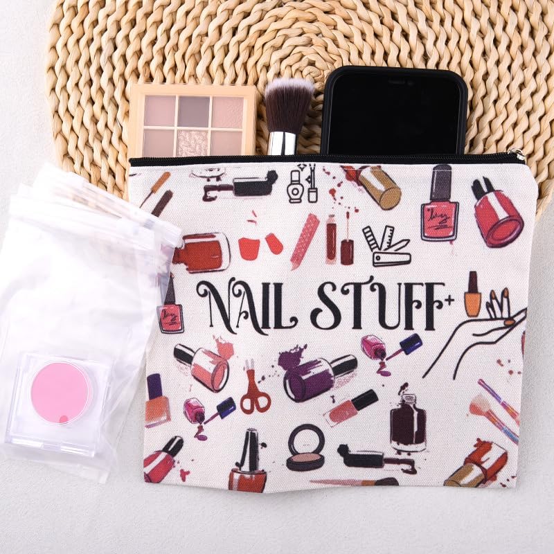 Nail Stuff Organizer Bag for Manicurist Birthday Christmas Xmas Gifts Zipper - Image 7