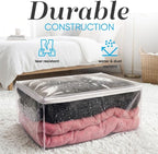 Handy Laundry Comforter Storage Bag – Large 90L Clear Zippered Organizer - Image 3