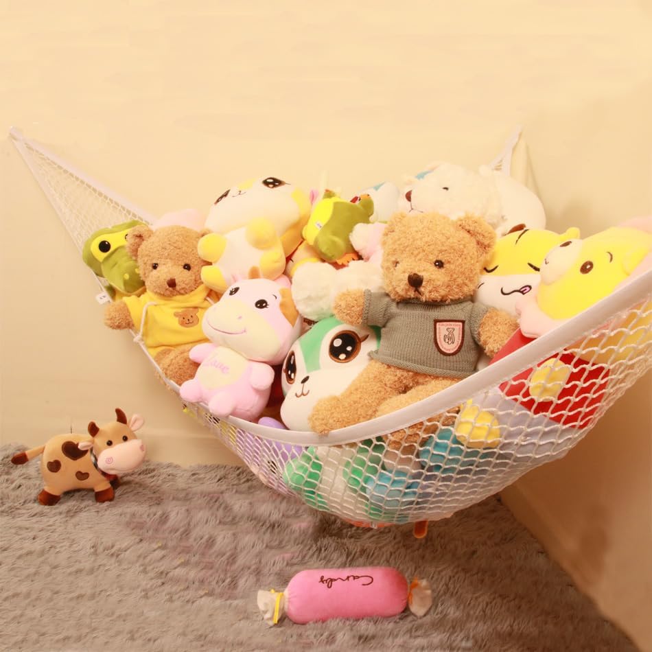 Stuffed Animal Hammock, Corner Storage Net - Image 3