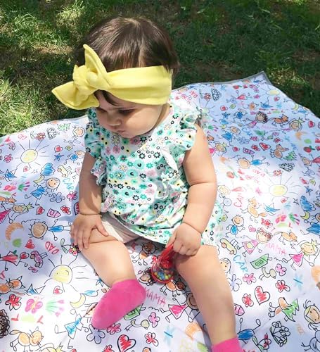 Waterproof High Chair Splat Mat – Machine Washable Floor & Table Protector - Image 4