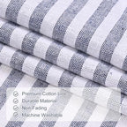 ASPMIZ Farmhouse Cotton Linen Swag Valances - Image 6