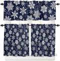 Vandarllin Christmas Kitchen Curtains and Valances Set by VandarllinHomeKitchenDecor