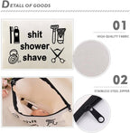 Funny Men Shaver Storage Bag for Dad Husband Father Day Gifts Zipper Makeup - Image 3