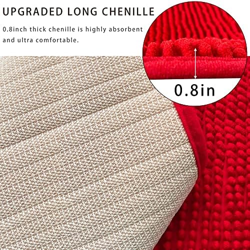 Chenille Bath Mat Microfiber Floor Mat Baby Bath Mat - Image 5