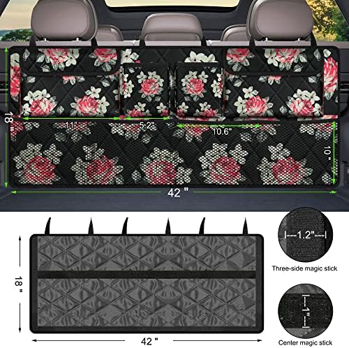 Femuar Car Trunk Organizer, Large Capacity Backseat Trunk Organizer, - Image 3