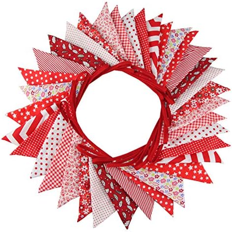 10M/32Ft Triangle Bunting Banner, Baby Shower, Outdoor and Home Decorations - Image 7