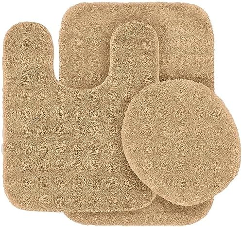 #6 Bath Mat, Contour Mat, and Lid Cover, by Unknown