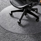 Office Chair Mat for Low-Pile Carpet, 36 in Round, Carpet Protector by Labeta