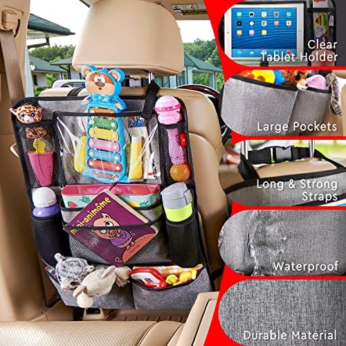Helteko Backseat Car Organizer, Kick Mats Back Seat Protector - Image 4