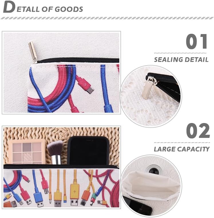 Chargers Organiser Bag for Cord Cable Plug Storage Zipper Organizer Pouch for - Image 3