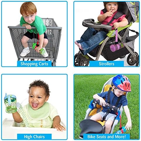PBnJ Baby SippyPal Sippy Cup Holder Strap Accessory Tether, 2 Pack - Image 5