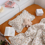 BuLuTu Shabby Chic Hibiscus Floral Print Pillowcase by BuLuTu