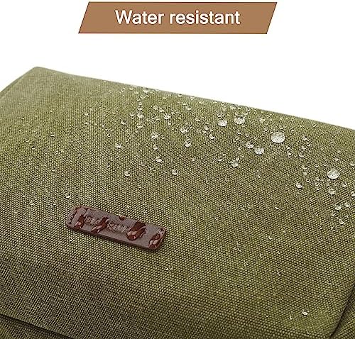 BAGSMART Toiletry Bag for Men, Canvas Travel Toiletry Organizer Dopp Kit - Image 4