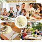 Sinmoe 100 Pcs Disposable Paper Placemats Bulk - Image 6