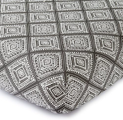 Levtex Baby - Bailey Crib Bed Set - Baby Nursery Set - Charcoal, Fitted Sheet - Image 3