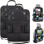 Car Backseat Organizer, Kids Seat Pockets, Back Seat Protector, Durable Strong - Image 3