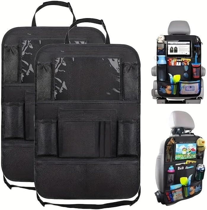 Car Backseat Organizer, Kids Seat Pockets, Back Seat Protector, Durable Strong - Image 3