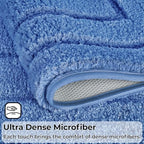 GRANNY SAYS Blue U Shaped Toilet Rug 20" x 24", Non-Slip Bath Mat - Image 3
