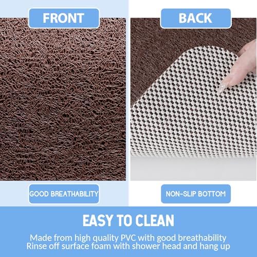 Hargiis Non-Slip Bathtub Mat, Anti Slip Shower Mat, Fast Drying Bathtub Mats - Image 4