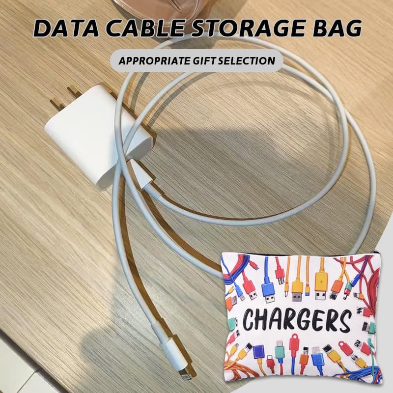 Chargers Organiser Bag for Cord Cable Plug Storage Zipper Organizer Pouch for - Image 5