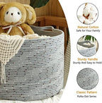 KAKAMAY Large Blanket Basket, Woven Baskets - Image 3