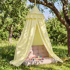 SmoothNovelty Yellow Striped Bed Canopy by SmoothNovelty