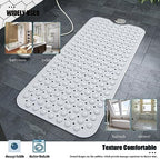 Non Slip Bathtub Shower Mat, Extra Long Bath Mat - Image 5