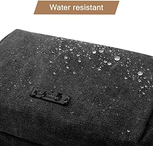 BAGSMART Toiletry Bag for Men, Canvas Travel Toiletry Organizer Dopp Kit - Image 5