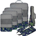 BAGAIL 4 Set/6 Set/8 Set Compression Packing Cubes Travel Accessories by BAGAIL