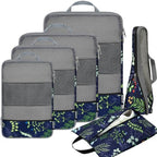 BAGAIL 4 Set/6 Set/8 Set Compression Packing Cubes Travel Accessories by BAGAIL