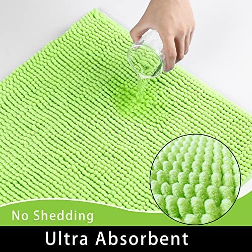 Chenille Bath Mat Microfiber Floor Mat Baby Bath Mat - Image 3
