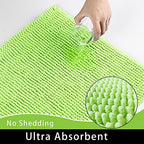 Chenille Bath Mat Non-Slip Microfiber Floor Mat Baby Bath Mat - Image 3