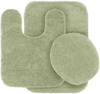 #6 Bath Mat, Contour Mat, and Lid Cover, by Unknown