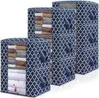 Storage Bags 100L 8 Pack Clothes Organization and Storage Containers by WiseLife