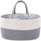 CREVENT Diaper Caddy Organizer, Baby Basket by CREVENT