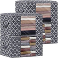 Storage Bags 100L 4Pack Clothes Organization and Storage Containers by WiseLife