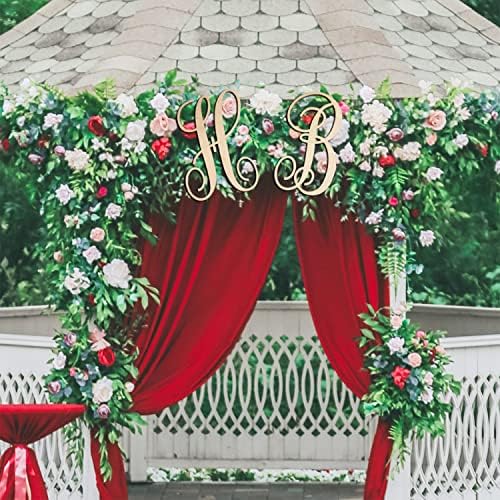 Cursive Wooden Letters P for Wall Decor Large Wood Monogram Letters 14 Inch - Image 5