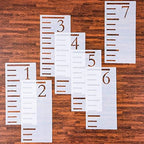 Tatuo 7 Feet Growth Chart Stencil Kids Height Growth Chart Reusable Ruler - Image 2
